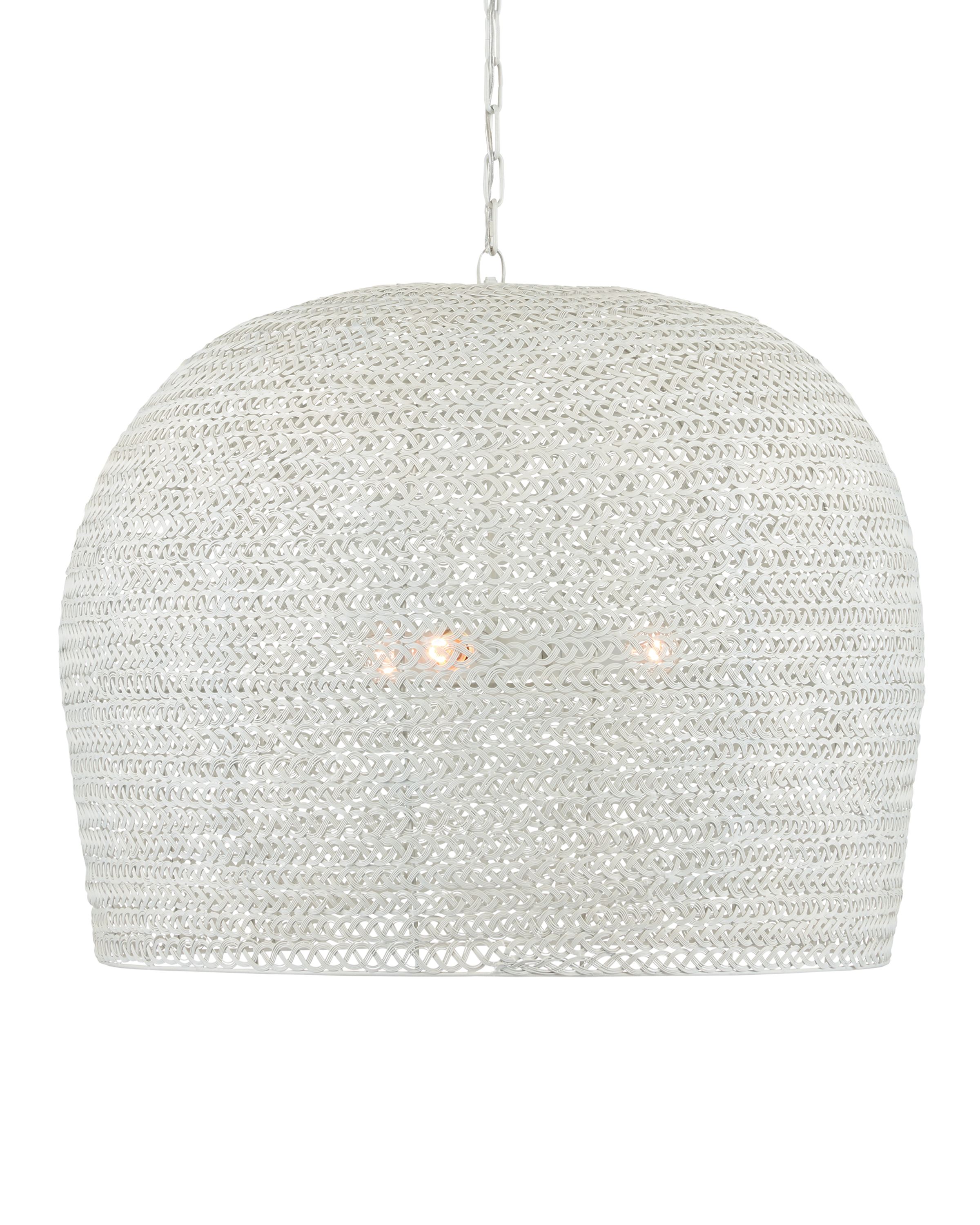 Piero Large White Chandelier - Thumbnail 3