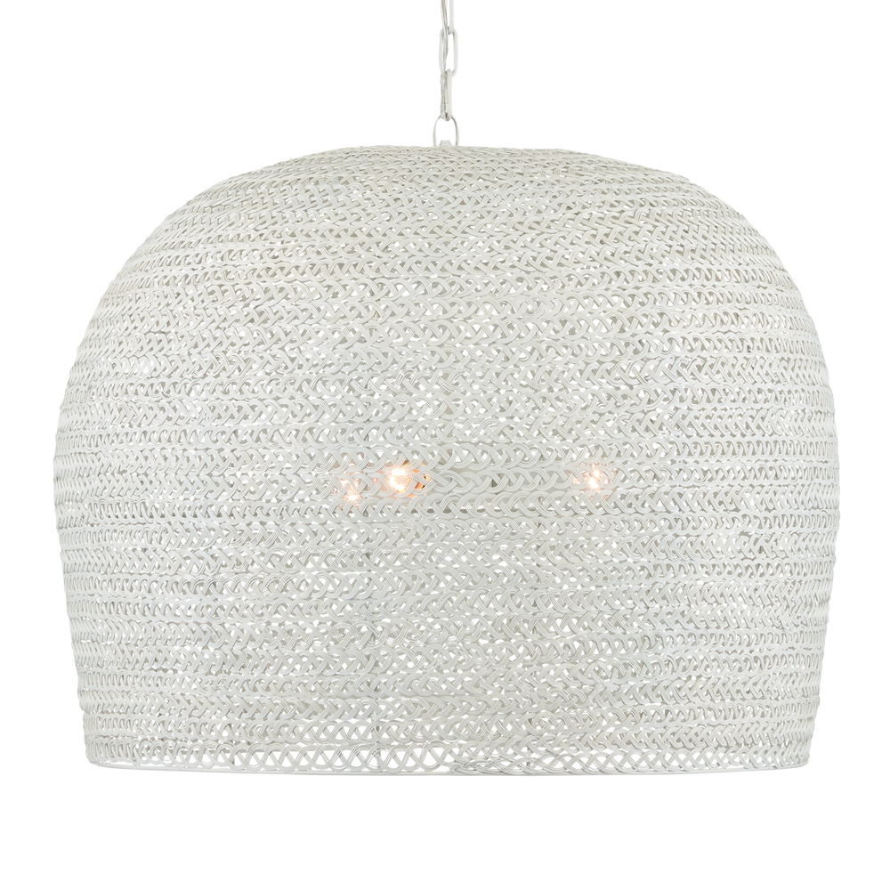Piero Large White Chandelier