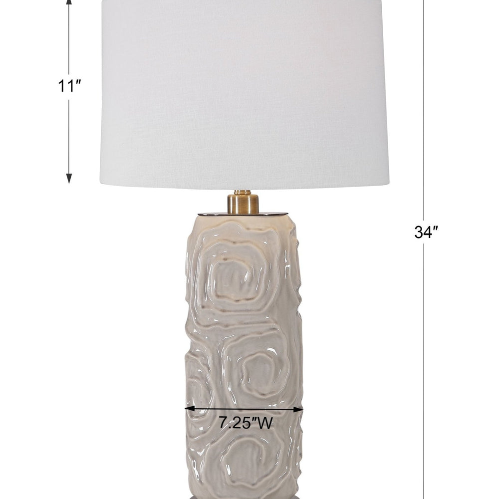 
                      
                        Zade Warm Gray Table Lamp - #shop_name Table Lamps
                      
                    