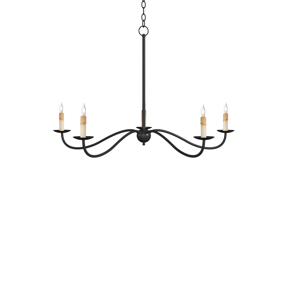 
                      
                        Saxon Small Black Chandelier
                      
                    
