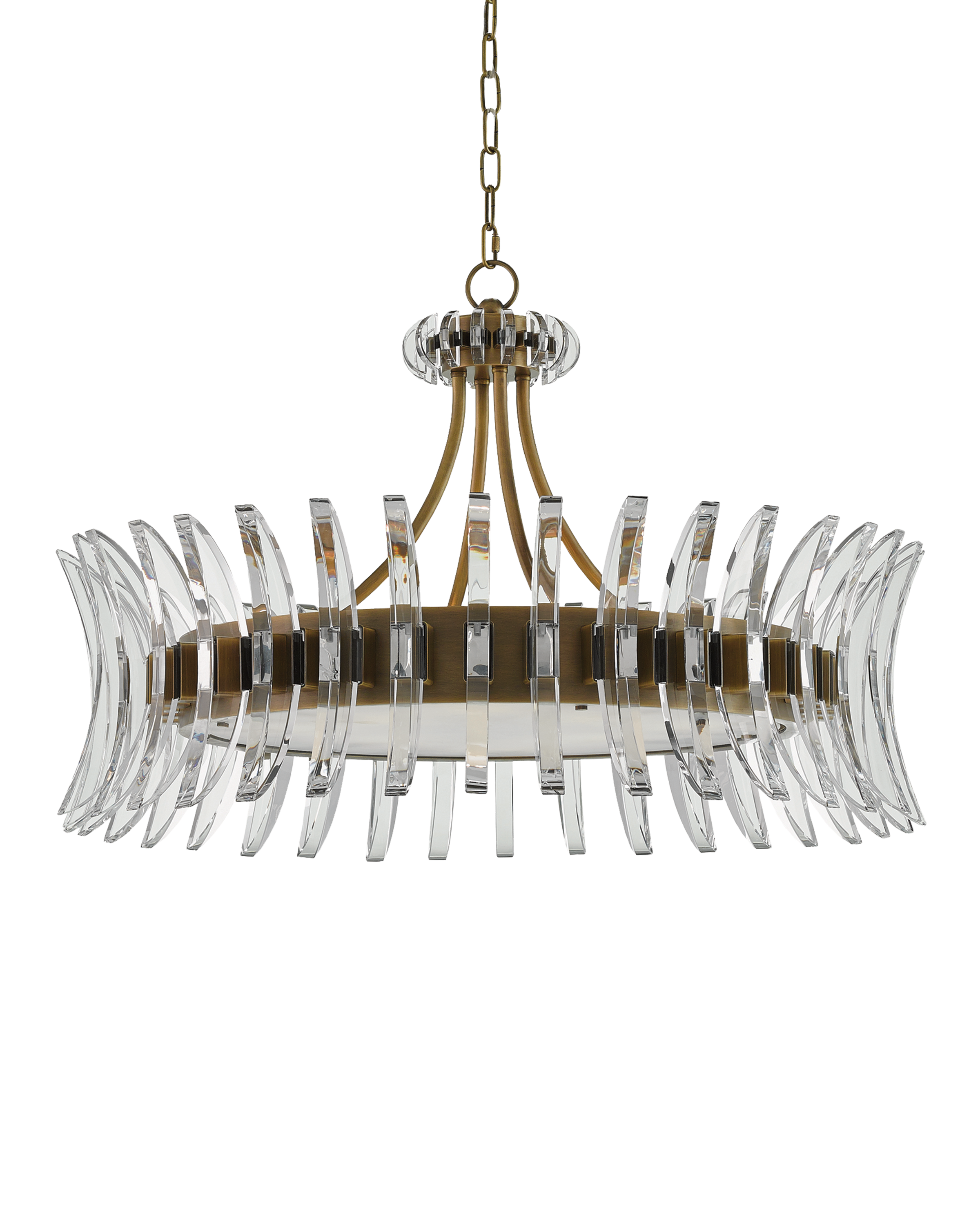 Coquette Brass Chandelier - Thumbnail 5