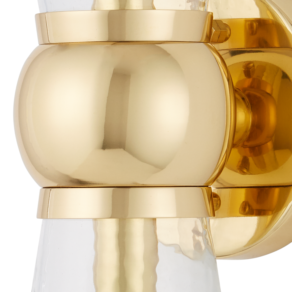 Byford Brass Bath Wall Sconce