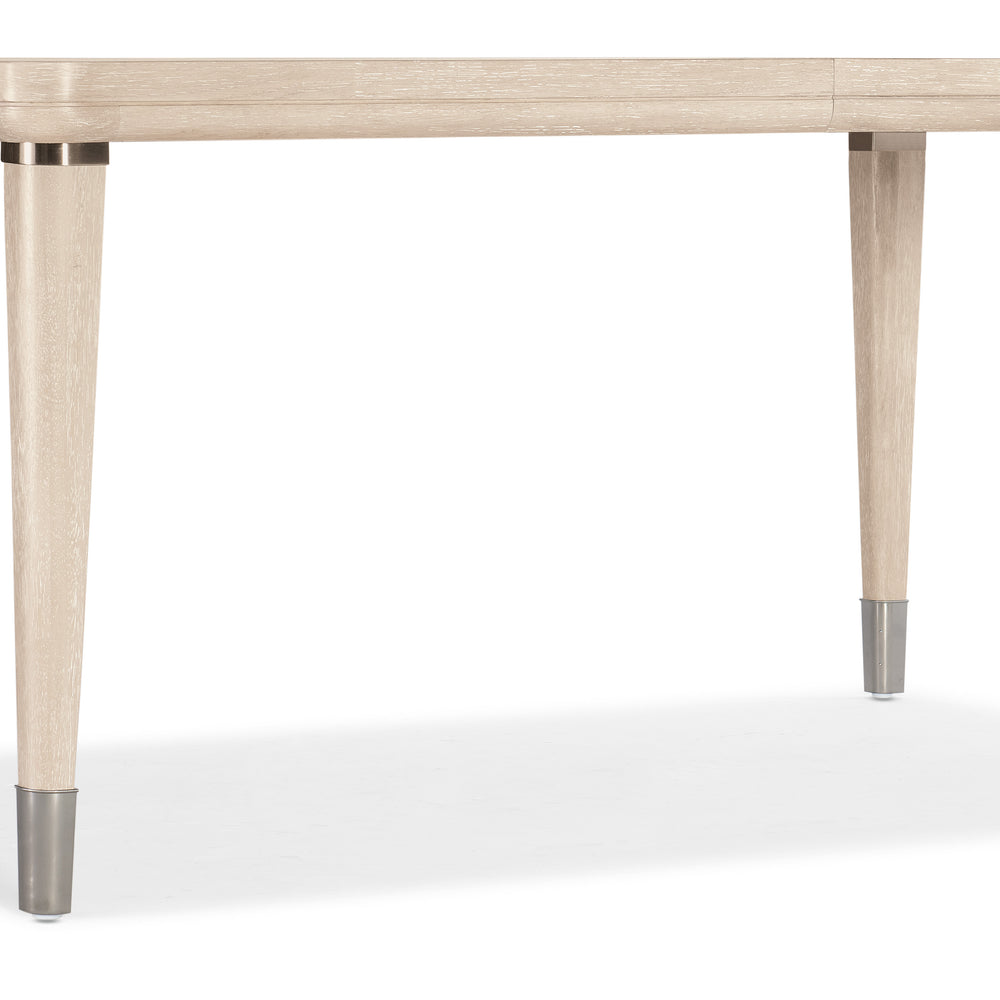 Nouveau Chic Rectangle Dining Table with 1-22in Leaf.
