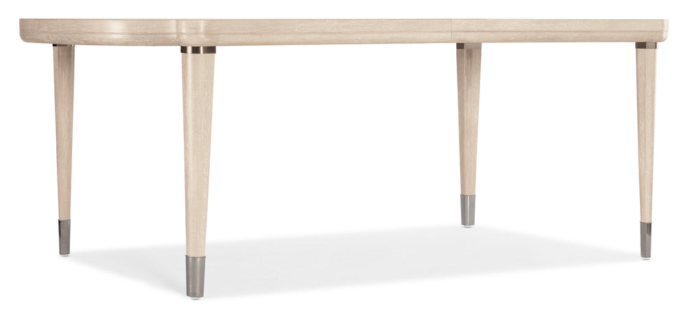Nouveau Chic Rectangle Dining Table with 1-22in Leaf.
