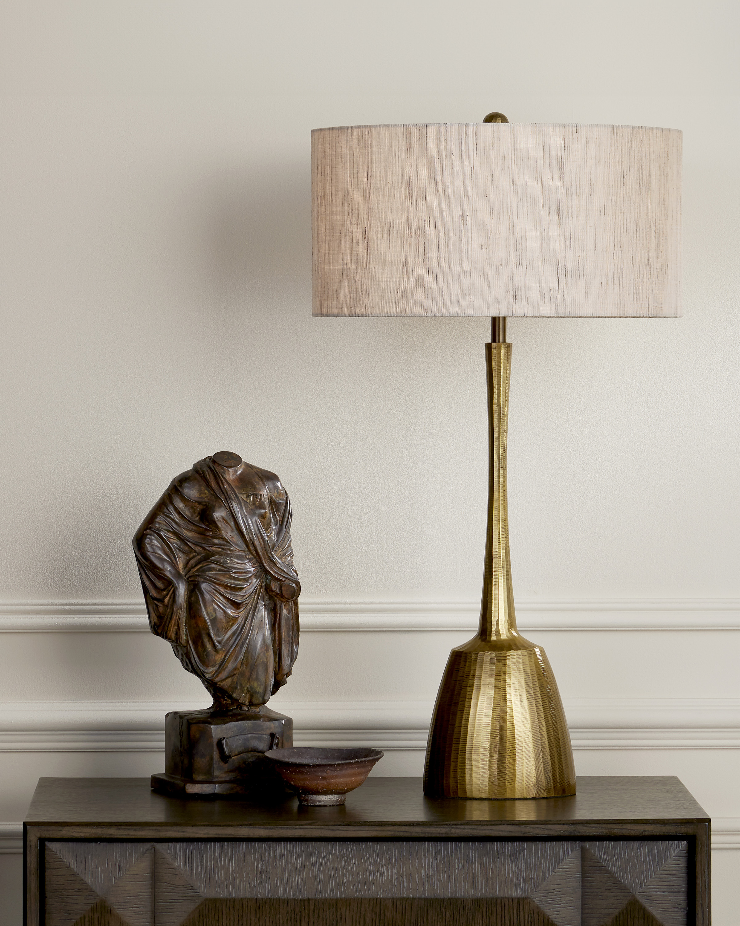 Cheenee Brass Table Lamp - Thumbnail 3