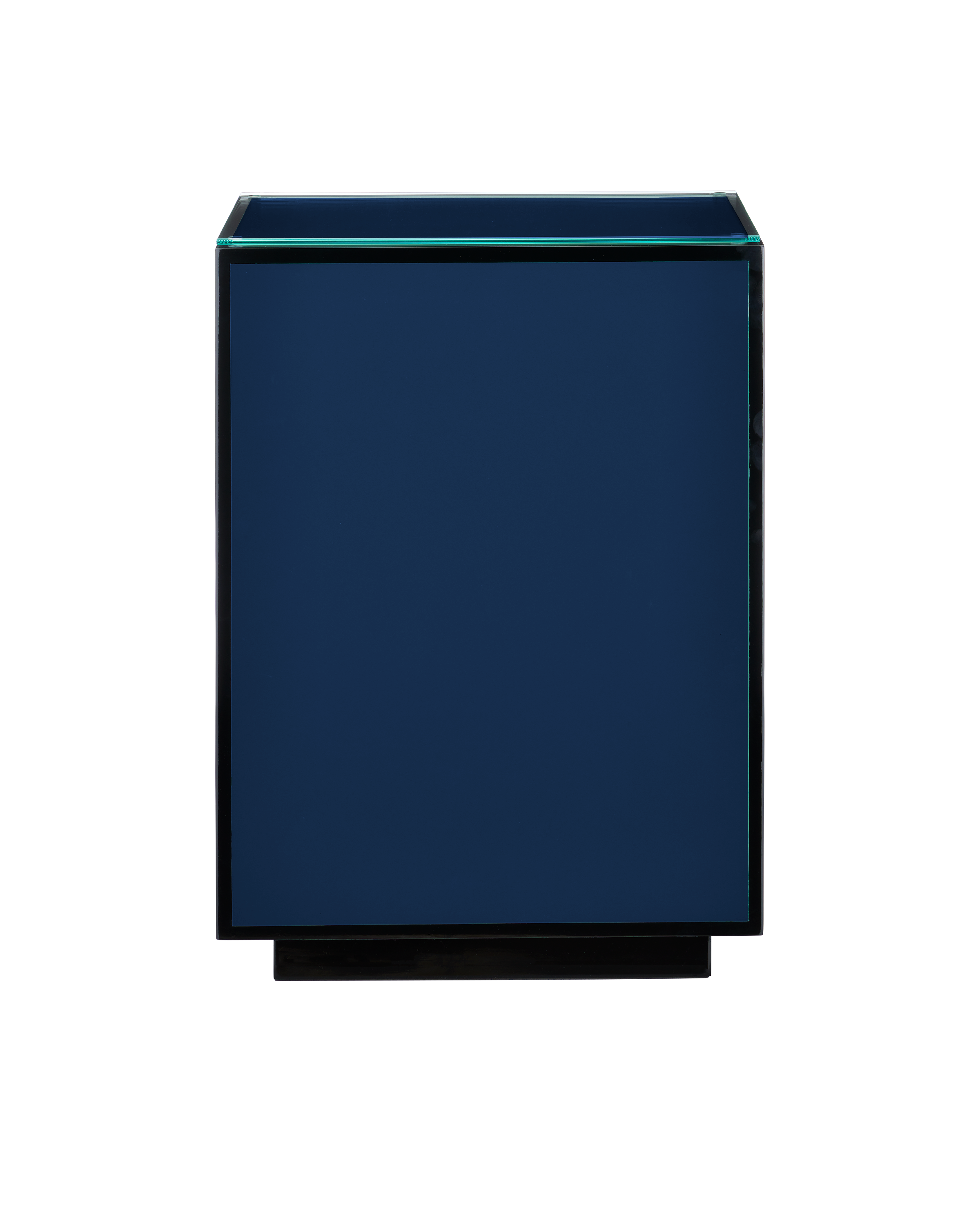 Navy Lacquer Side Table - Thumbnail 3