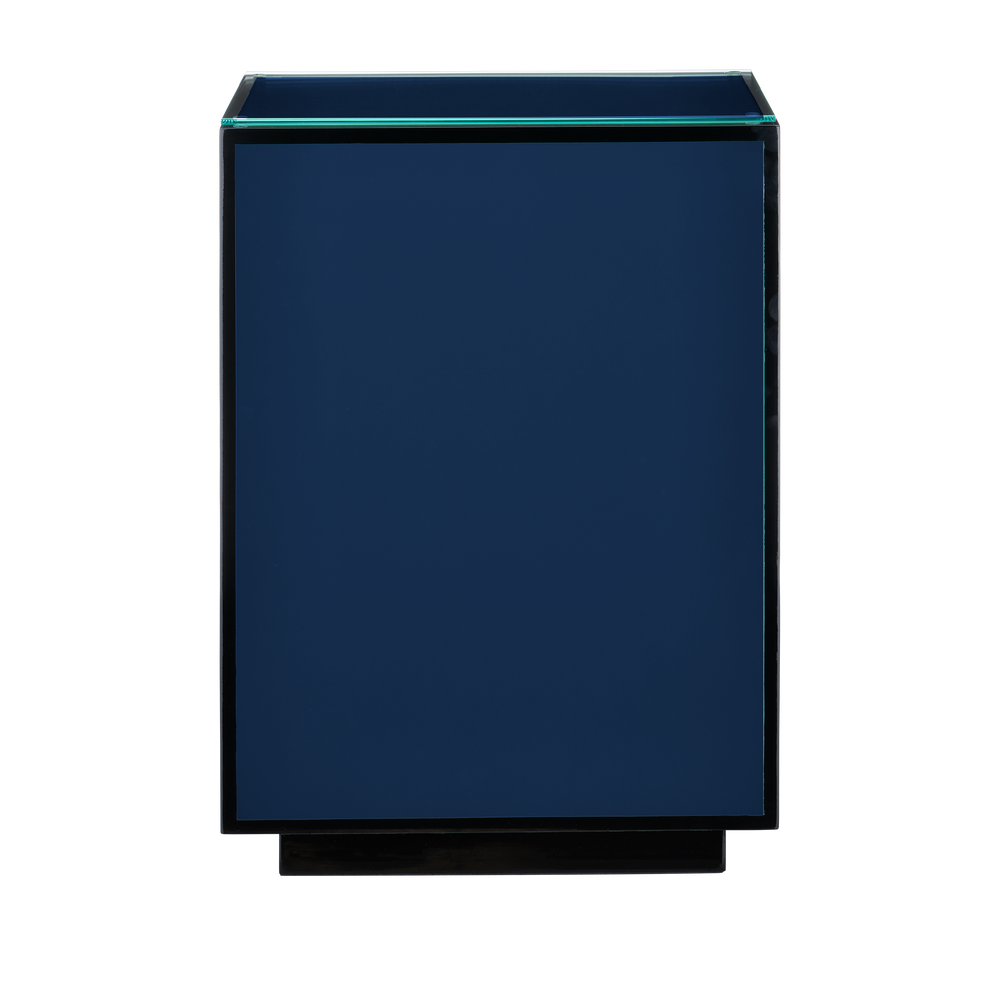 
                      
                        Navy Lacquer Side Table
                      
                    
