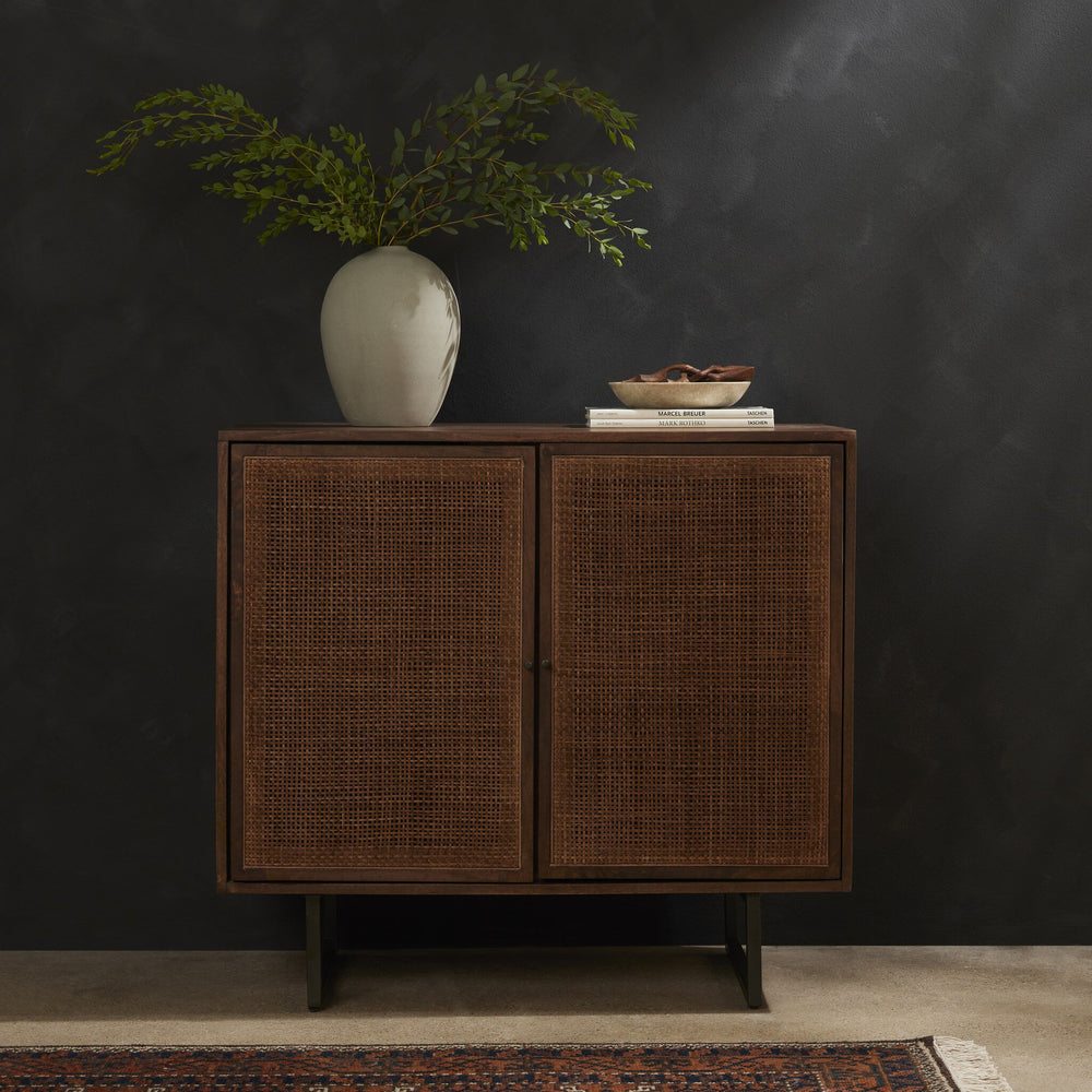 
                      
                        Carmel Small Cabinet - Brown Cane
                      
                    