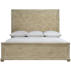Rustic Patina Panel King Bed