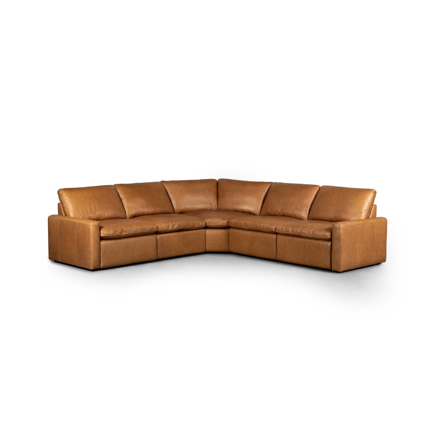 Tillery Power Recliner 5-Piece Sectional - Sonoma Butterscotch.