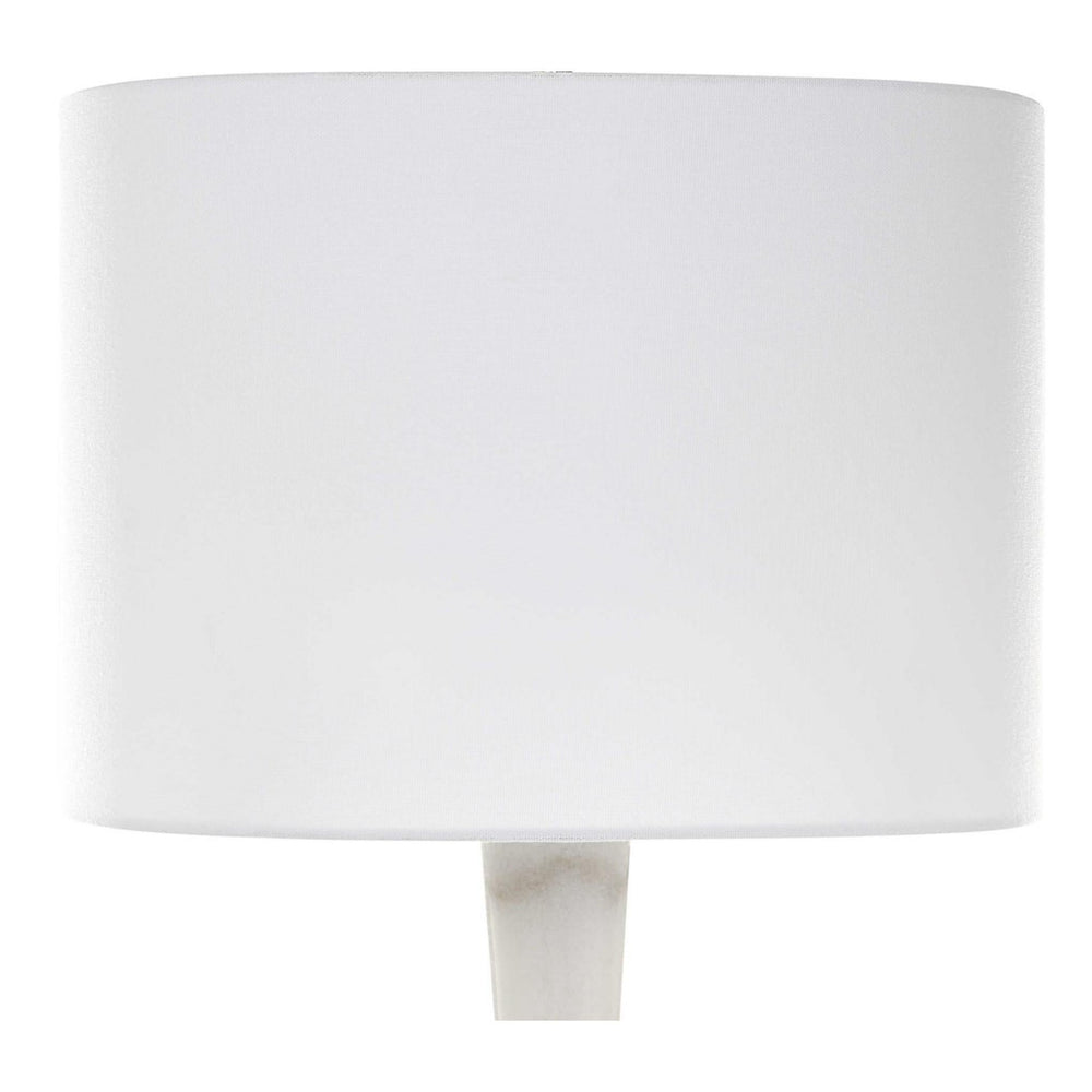 35" Tall White Hourglass Table Lamp - #shop_name Table Lamps