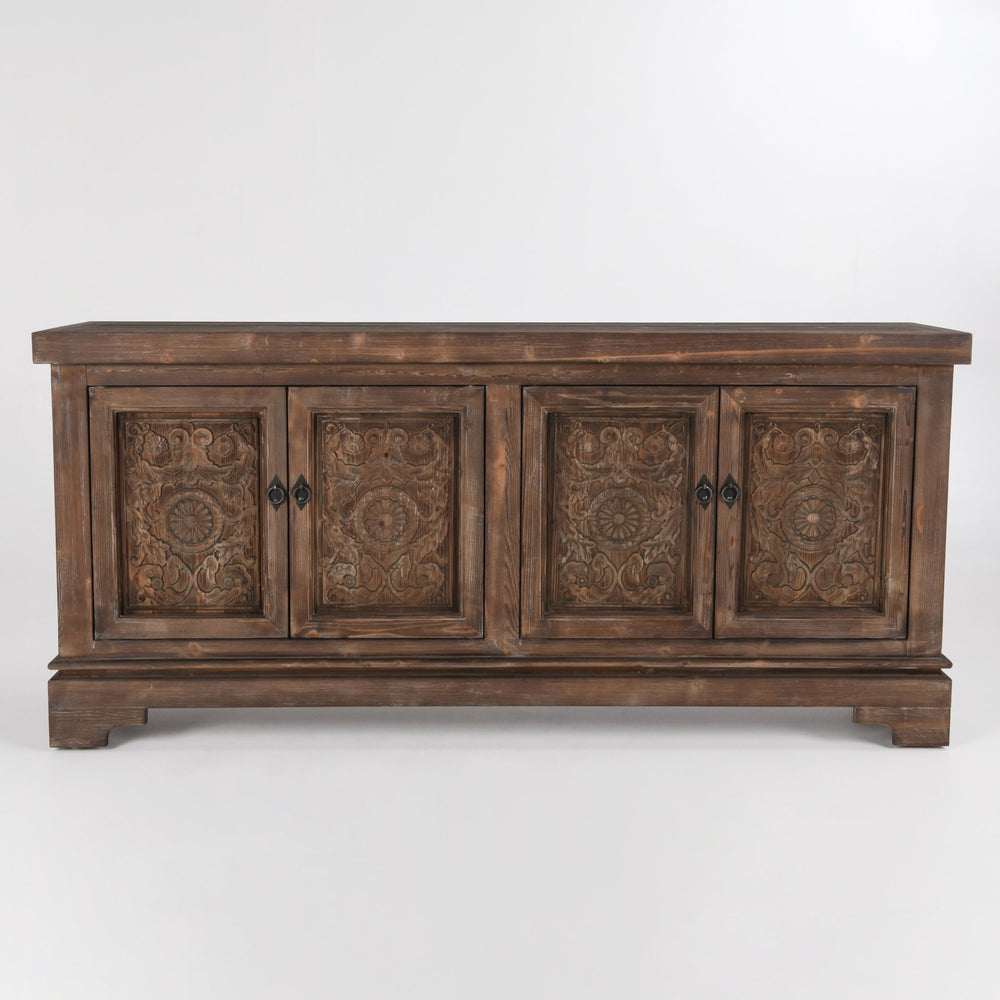 Amita 4Dr Sideboard Brown Stone - #shop_name Sideboard