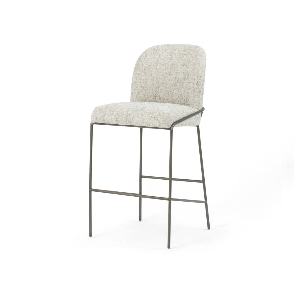 Astrud Bar Stool - Lyon Pewter.