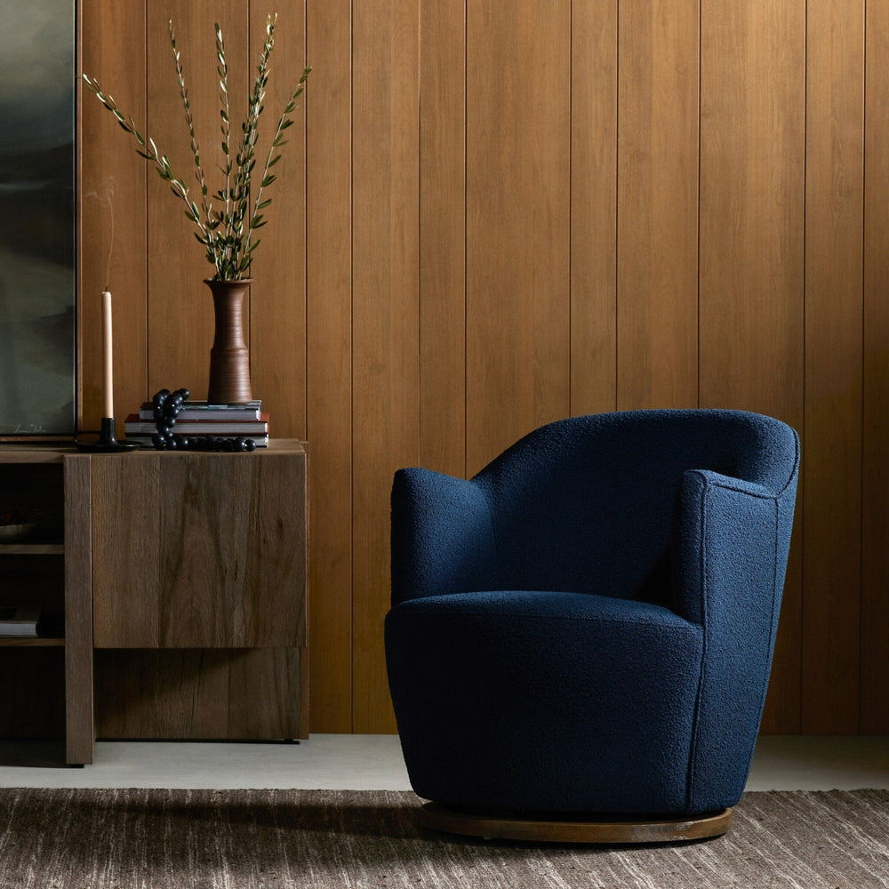 Aurora Swivel Chair - Copenhagen Indigo - #shop_name Chairs