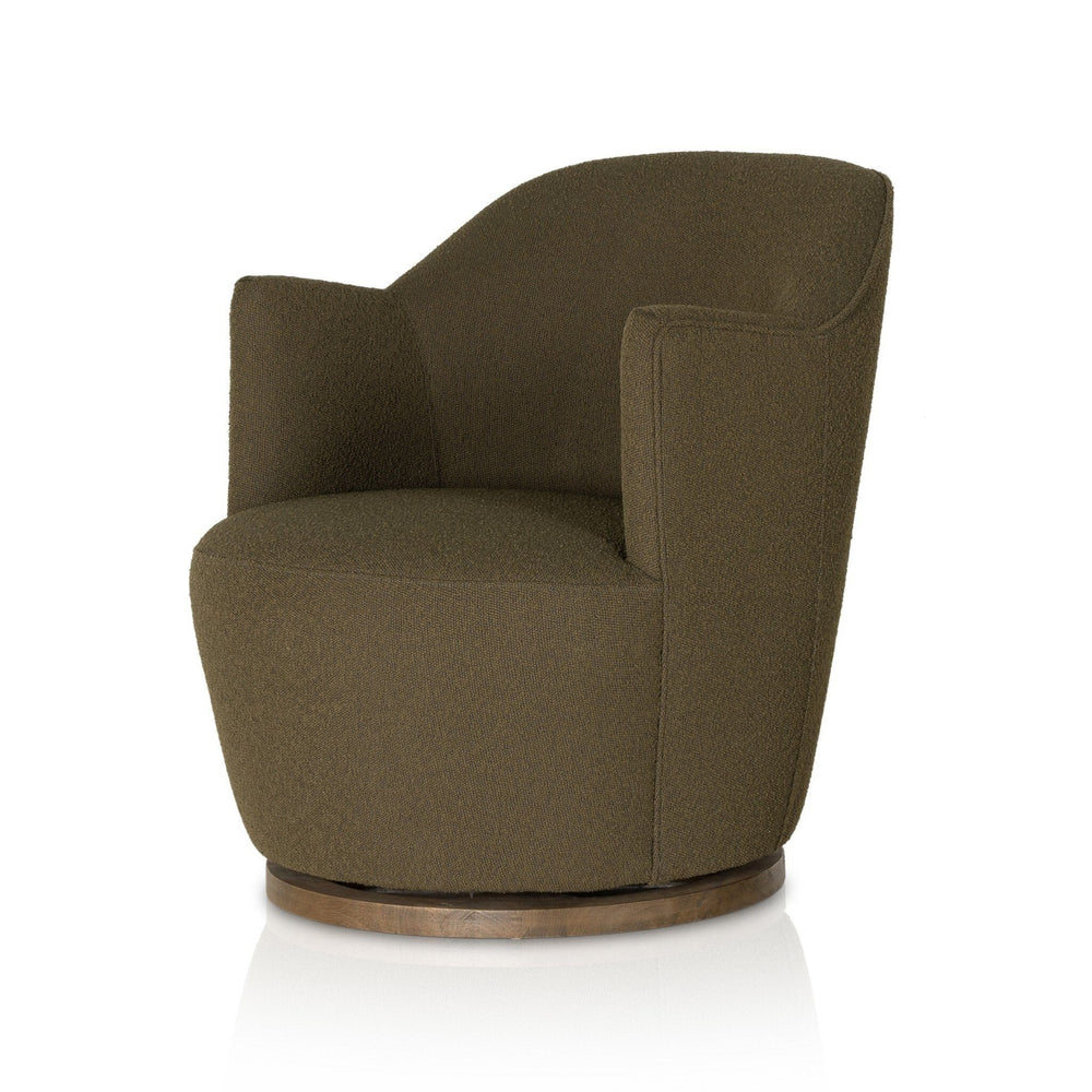 Aurora Swivel Chair - FIQA Boucle Olive - #shop_name Chairs