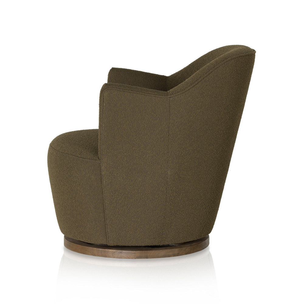 Aurora Swivel Chair - FIQA Boucle Olive - #shop_name Chairs