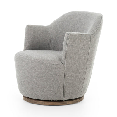 Aurora Swivel Chair - Gibson Silver