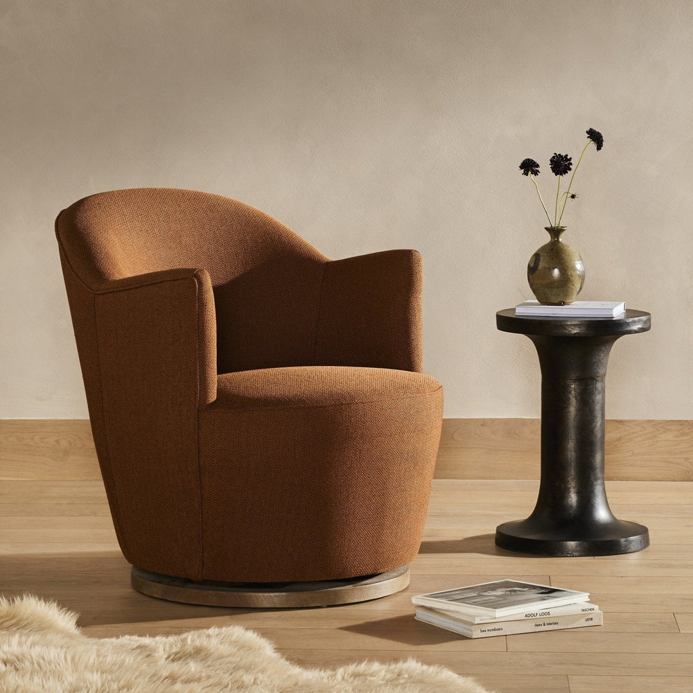 Aurora Swivel Chair - Patton Burnish - #shop_name Chairs
