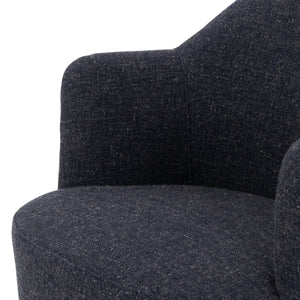 
                
                    Load image into Gallery viewer, Aurora Swivel Chair - Thames Slate - #shop_name Chairs
                
            