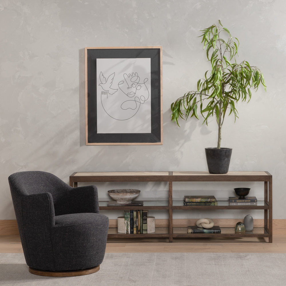 Aurora Swivel Chair - Thames Slate - #shop_name Chairs