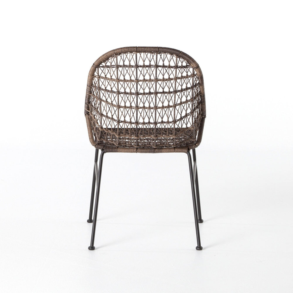 Bandera Outdoor Woven Dining Chair - Natural Black - #shop_name Outdoor Chairs