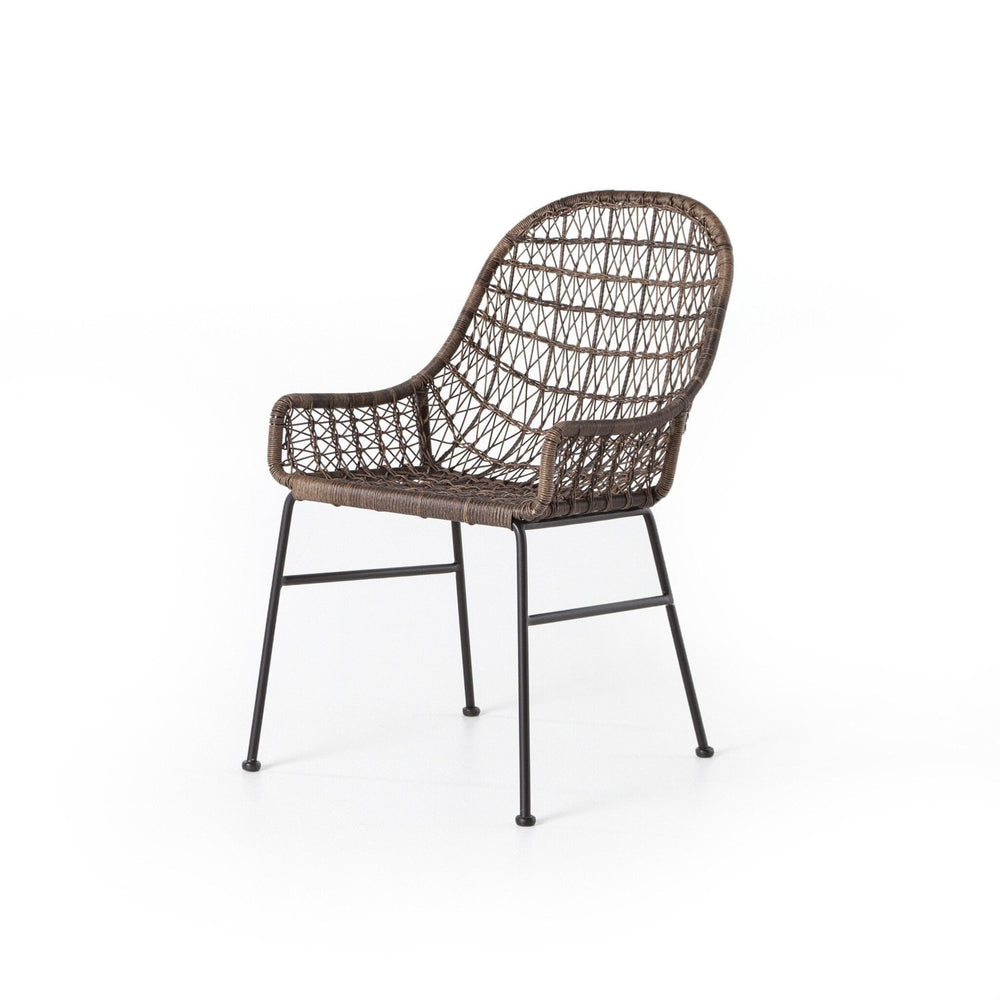 Bandera Outdoor Woven Dining Chair - Natural Black - #shop_name Outdoor Chairs