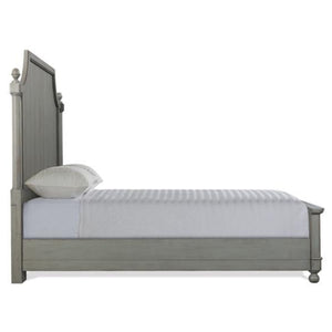 Bella Grigio King Panel Bed - #shop_name Bed
