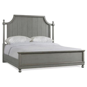 Bella Grigio King Panel Bed - #shop_name Bed