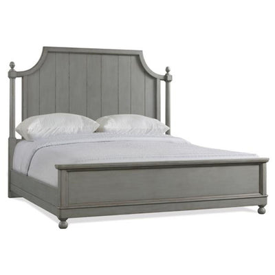 Bella Grigio King Panel Bed