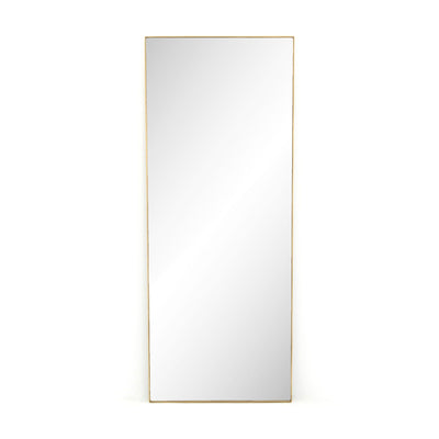 Bellvue Floor Mirror - Polished Brass