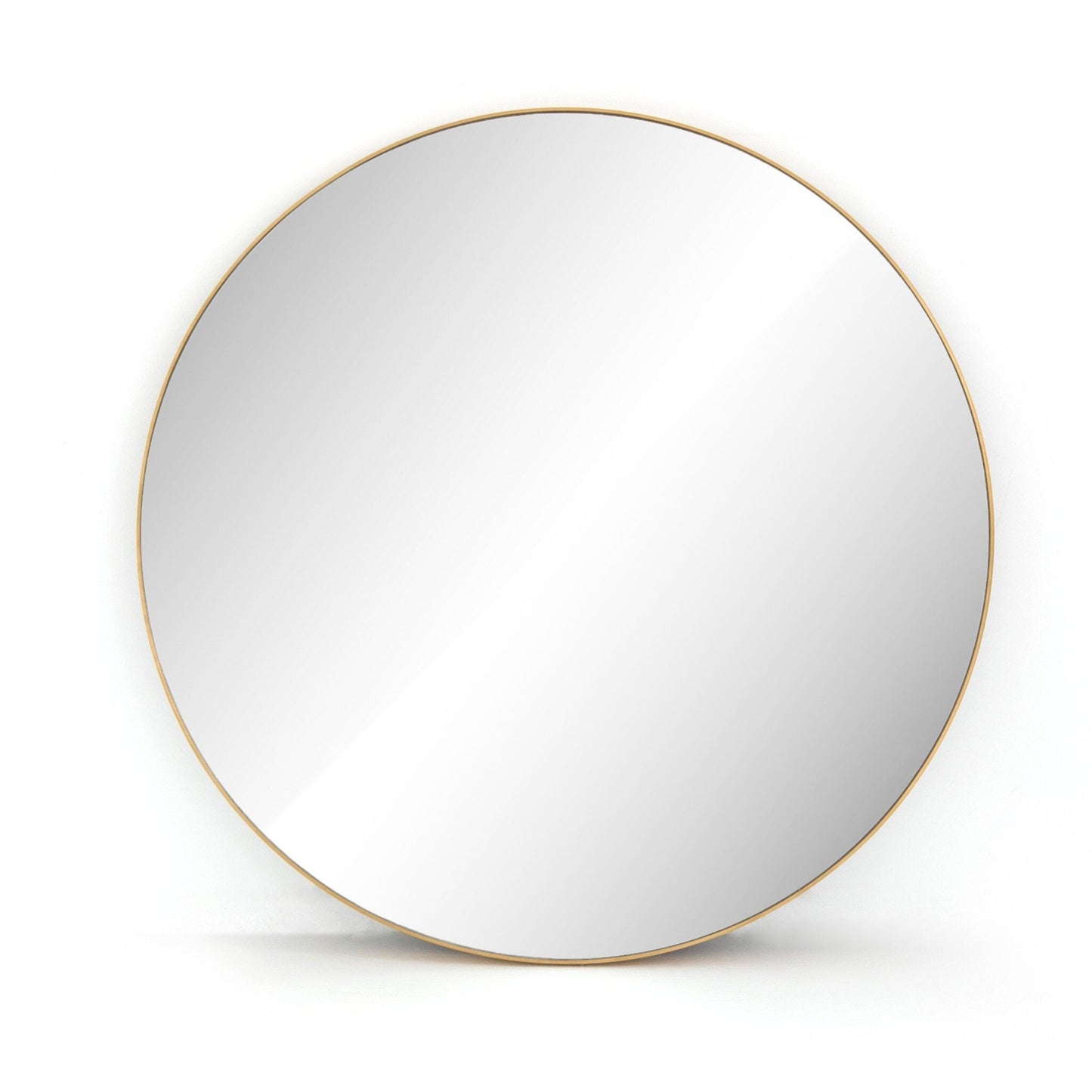 Bellvue Round Mirror - Polished Brass - #shop_name Mirrors