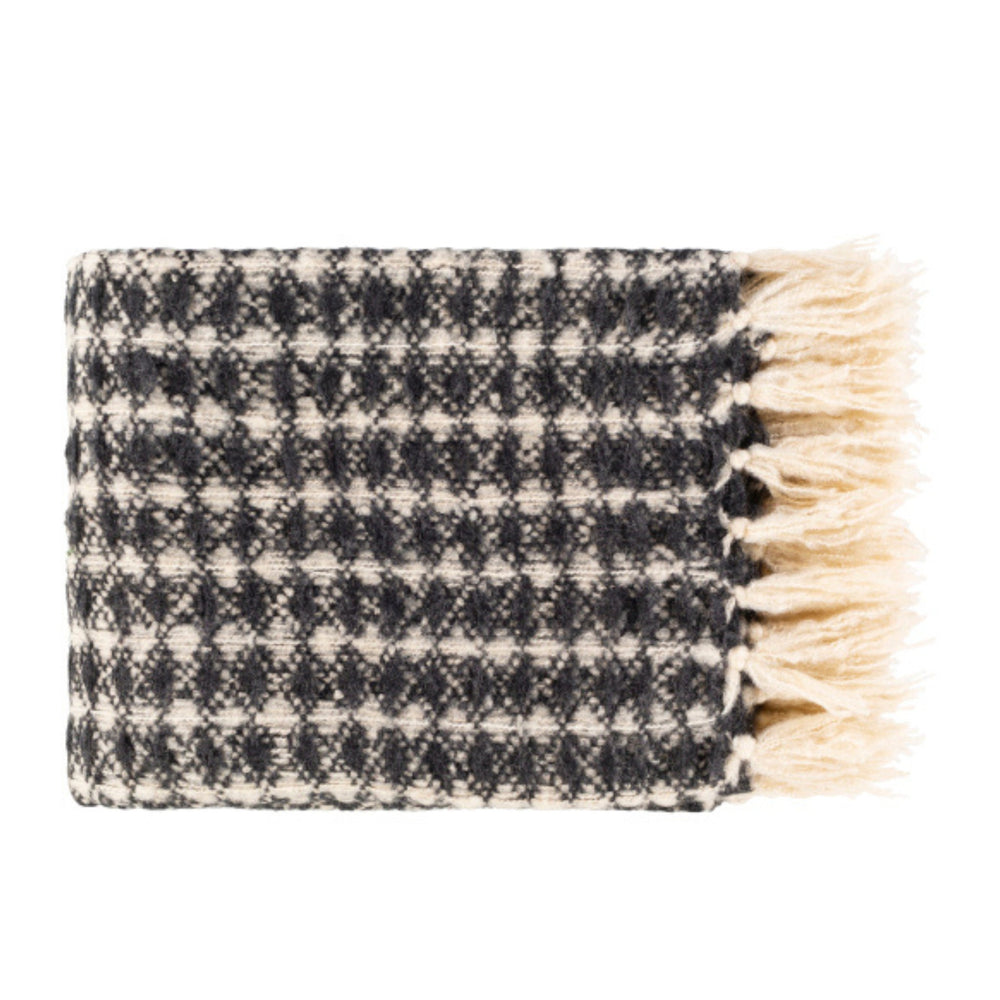 
                      
                        Boris Black and Off-White Traditional Throw - #shop_name Throws
                      
                    