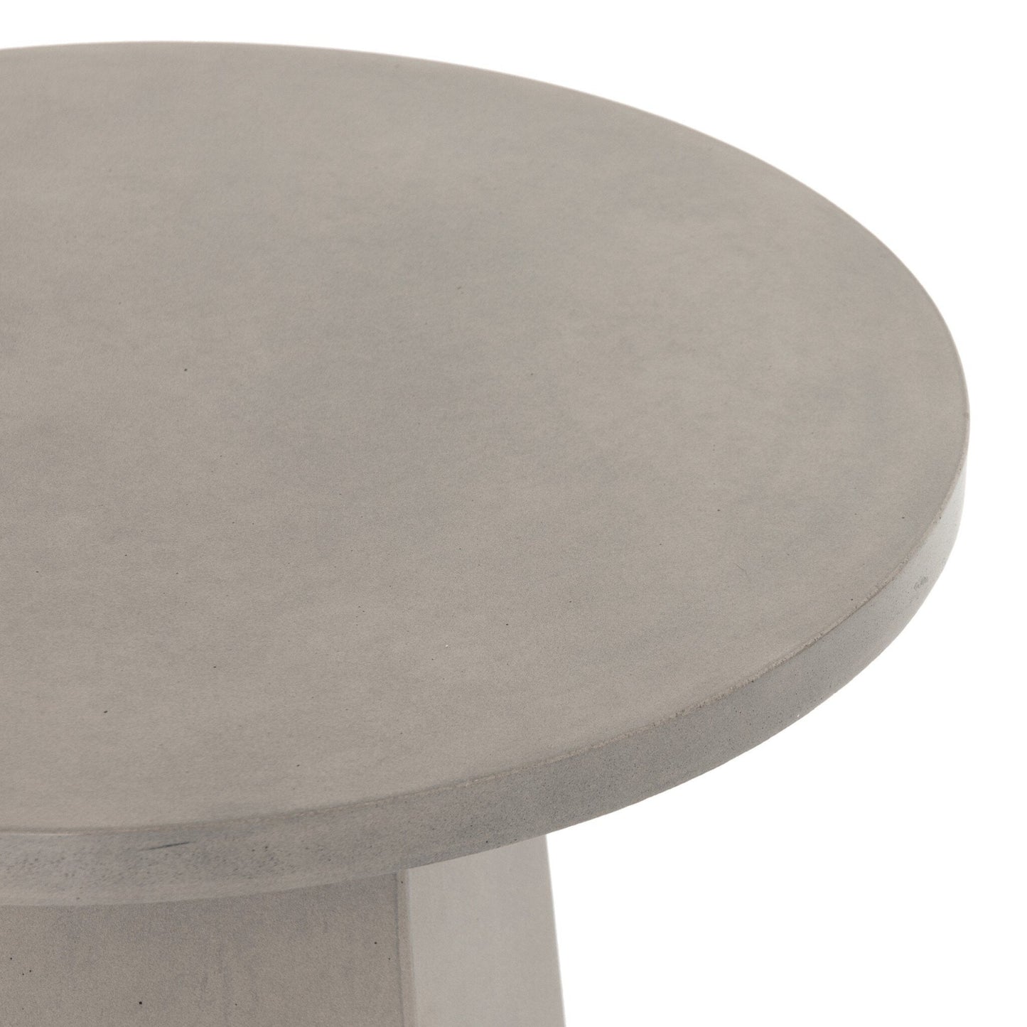 Bowman Outdoor End Table - Grey Concrete - #shop_name Outdoor Tables & Storage