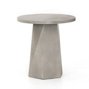 
                
                    Load image into Gallery viewer, Bowman Outdoor End Table - Grey Concrete - #shop_name Outdoor Tables &amp;amp; Storage
                
            