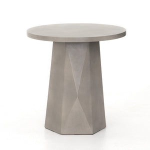 
                
                    Load image into Gallery viewer, Bowman Outdoor End Table - Grey Concrete - #shop_name Outdoor Tables &amp;amp; Storage
                
            