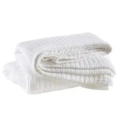 Boyfriend White Matelassé Coverlet - Thumbnail 4
