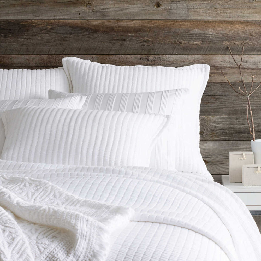
                      
                        Boyfriend White Matelassé Coverlet - #shop_name Bedding
                      
                    