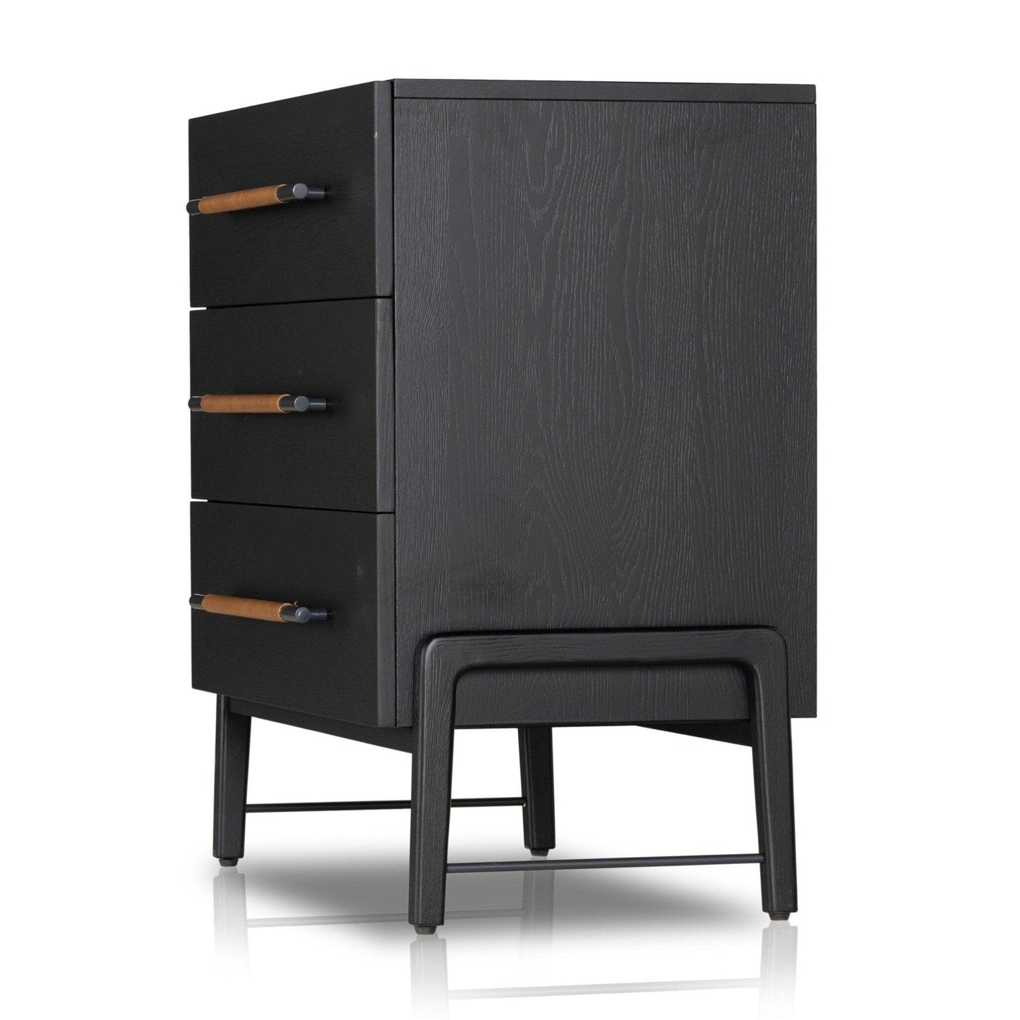 Rosedale 3 Drawer Dresser - Ebony Oak - Four Hands Rosedale 3 Drawer Dresser - Ebony Oak - Four Hands