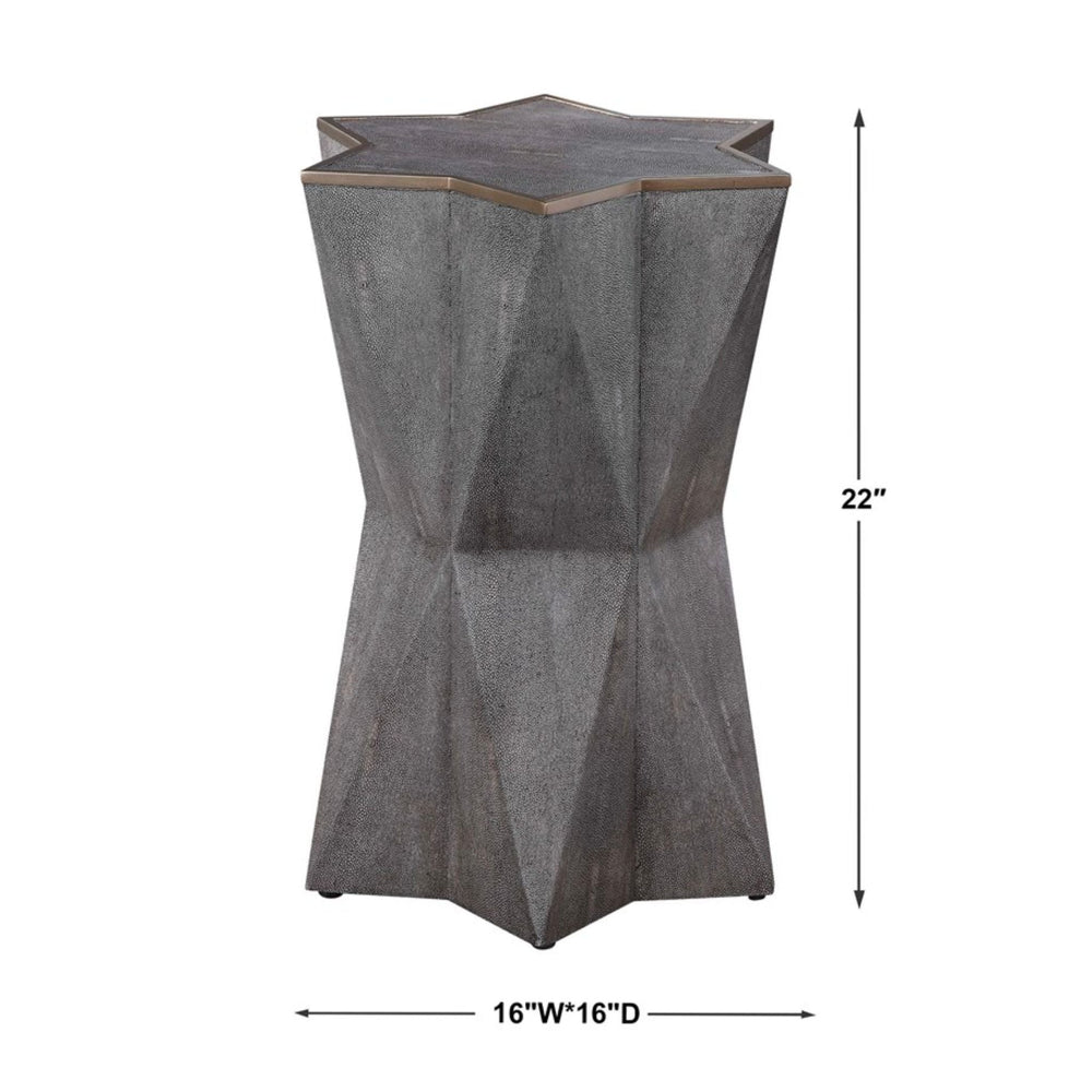 
                      
                        Capella Accent Table, Gray - #shop_name Side Table
                      
                    