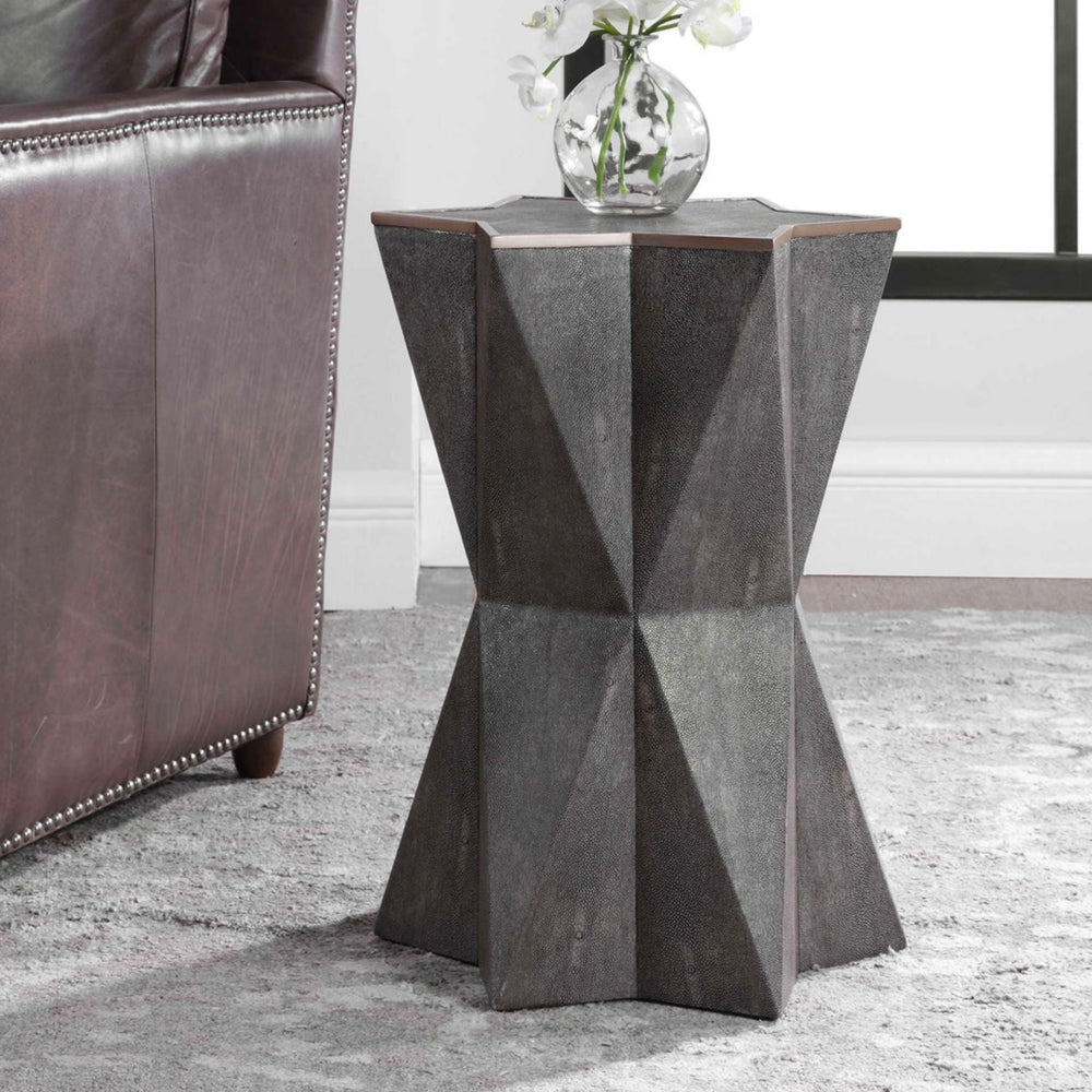 
                      
                        Capella Accent Table, Gray - #shop_name Side Table
                      
                    