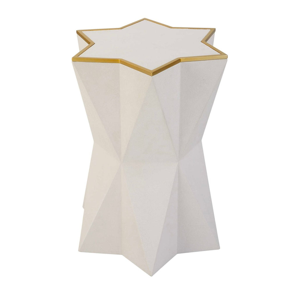 
                      
                        Capella Accent Table, White - #shop_name Side Table
                      
                    