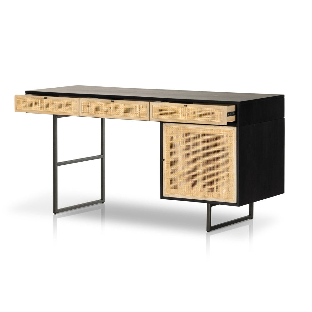 
                
                    Load image into Gallery viewer, Carmel Desk - Black Wash - #shop_name Desks
                
            