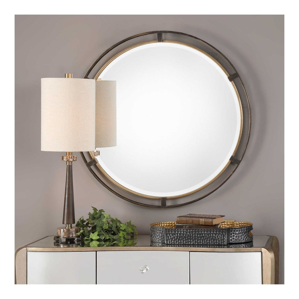 
                      
                        Carrizo Round Mirror - #shop_name mirror
                      
                    