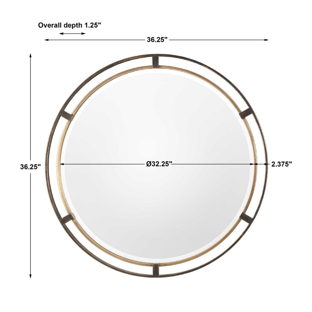 
                      
                        Carrizo Round Mirror - #shop_name mirror
                      
                    