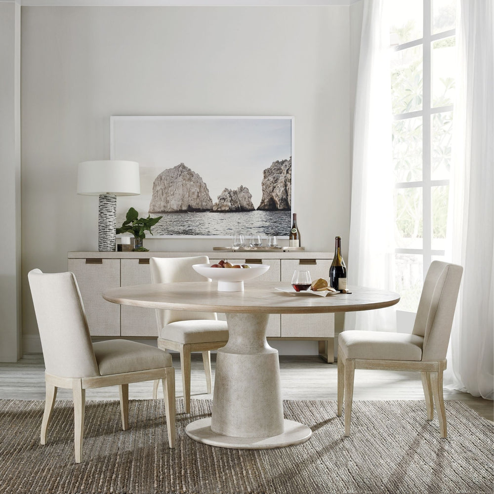 
                      
                        Cascade Pedestal Round Dining Table - #shop_name Dining Table
                      
                    