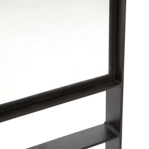 
                
                    Load image into Gallery viewer, Chelsea Floor Mirror - Waxed Black - #shop_name Mirrors
                
            