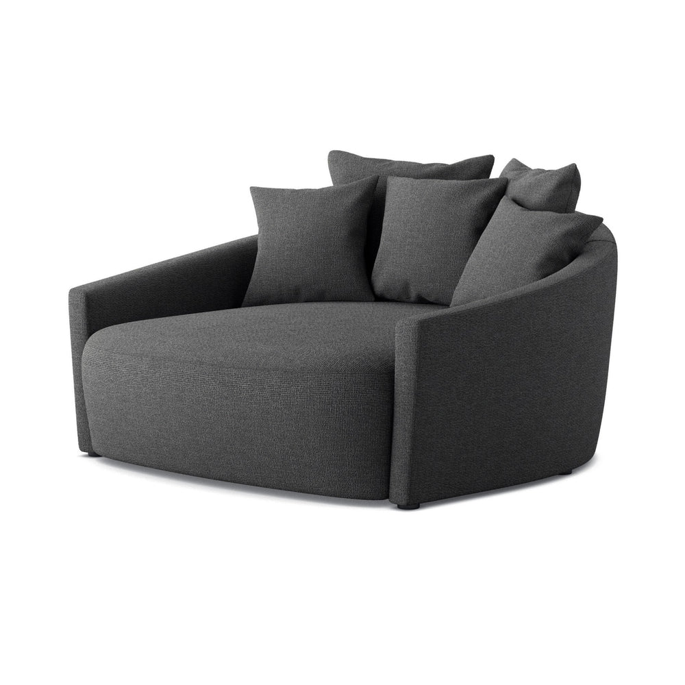 Chloe Media Lounger - Gibson Smoke - #shop_name Sofas