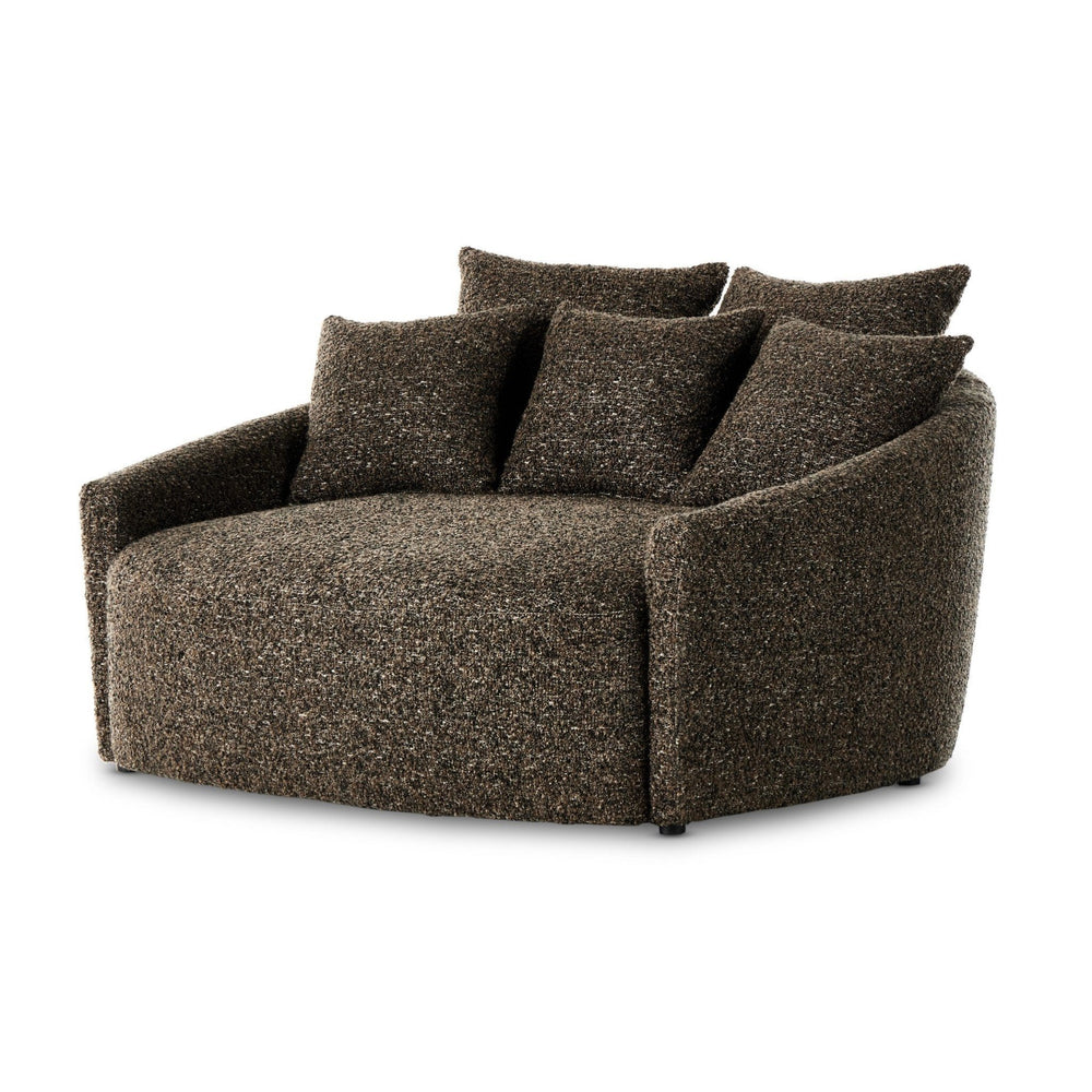 Chloe Media Lounger - Ivan Granite - #shop_name Sofas