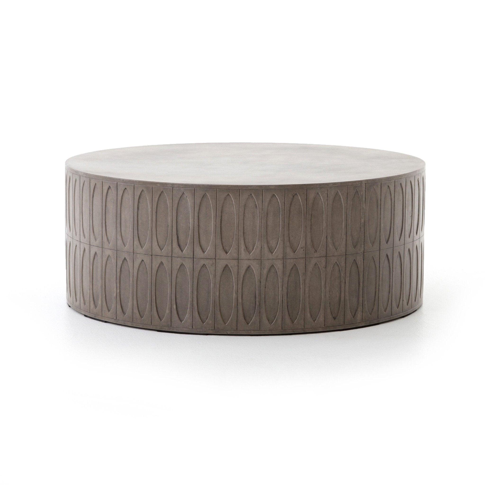 Four Hands Colorado Drum Coffee Table - Thumbnail 4