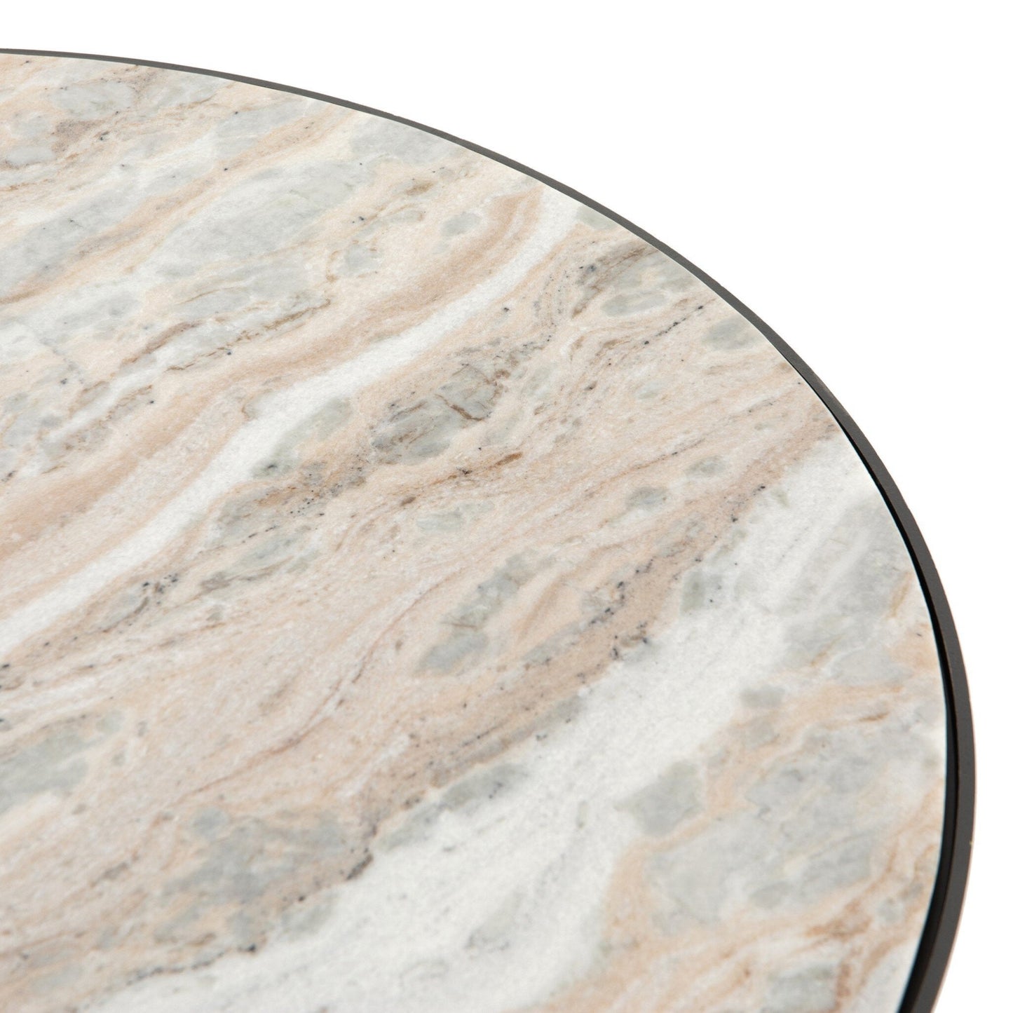 Corbett Coffee Table - Creamy Taupe Marble - #shop_name Coffee Tables